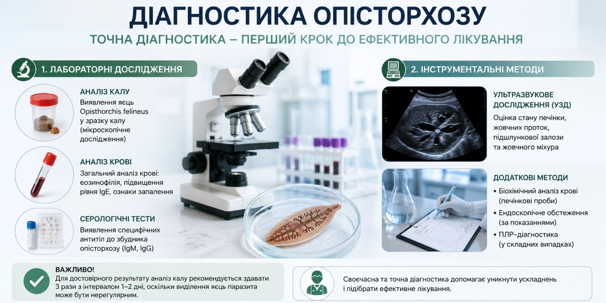 Диагностика описторхоза