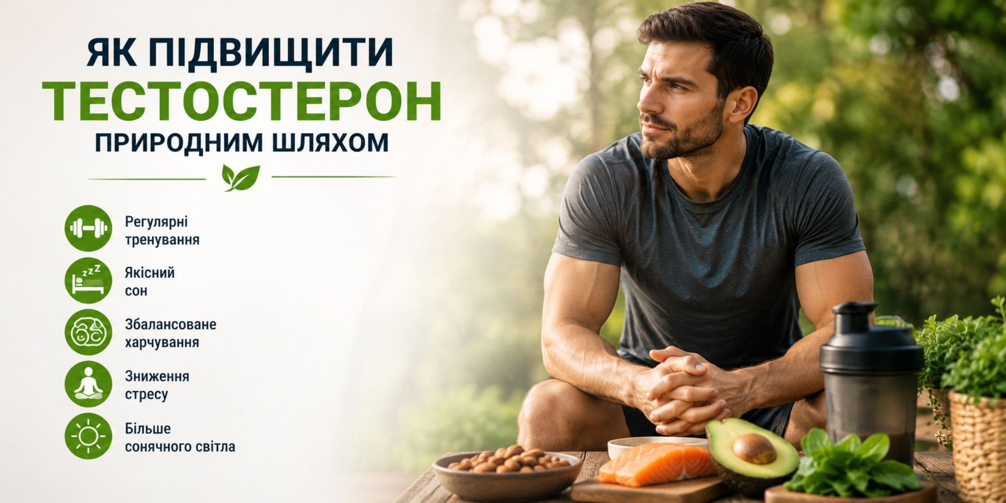 Як підвищити тестостерон природним шляхом